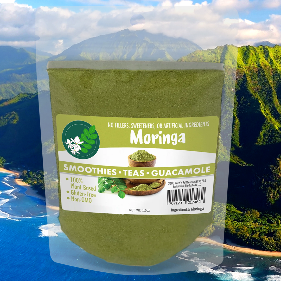 4 Pack - Kaua'i Moringa Powder 2-Month Supply (6 oz)